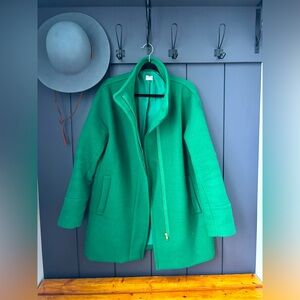 J Crew Wool Blend Peacoat Size Large